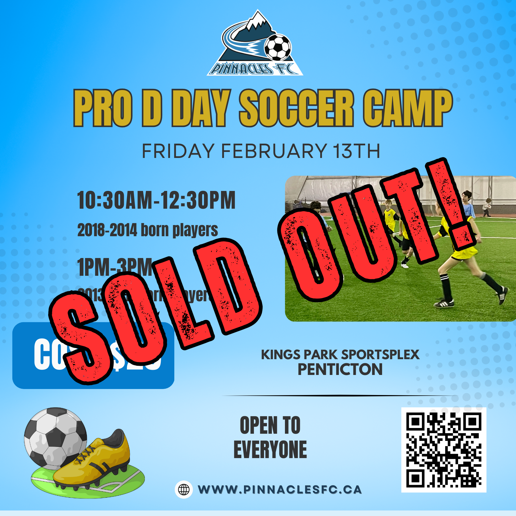 Sold Out Pro D Camp